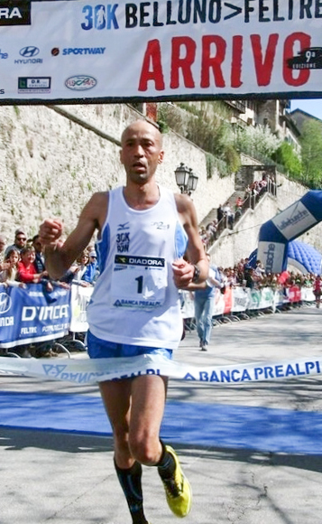 SAID BOUDALIA SUL PODIO DELLA BELLUNO FELTRE RUN
